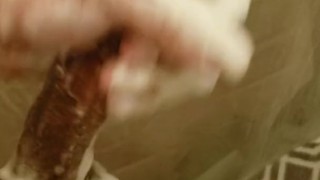 Soapy shower dick