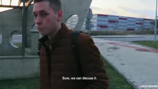  CZECH HUNTER 407 - Fit Hunk Gets Good Money To Suck & Fuck So He Can Make His Dream Move