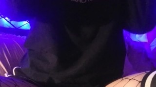 Smol tiddy goth gf cumming