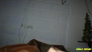 Nice cum shot inside of my black undies - Camilo Brown