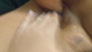 Fisting almost! Pussy stretching squirting flood WEAR YOUR GOGGLES