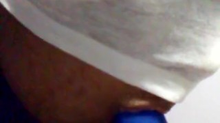 Rainbow dildo deep throat