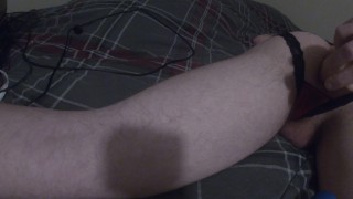 Anal play in panties