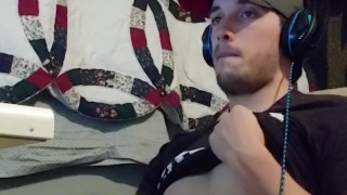 My first video! Edging till I'm close to cum!