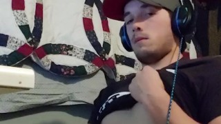 My first video! Edging till I'm close to cum!