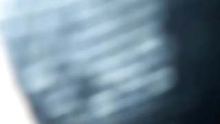 Strap-on and dick penetrate pussy at the same time.