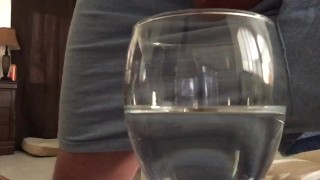 Horny Guy Moans & Drinks His Own Cum! Multiple Male Orgasms