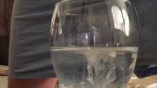 Horny Guy Moans & Drinks His Own Cum! Multiple Male Orgasms