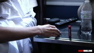 Mickey Knox BAREBACKS sexy Tan Twink