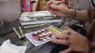 Q n A - Art Timelaps - The Magician Tarot Card