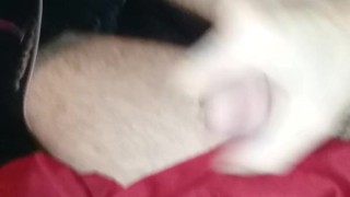 Slow stroking. Making love to my dick after sex chat with Angel. Hot cum!