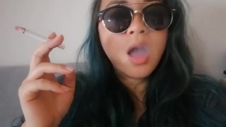 Miss Dee Nicotine Smoking Quickie #5