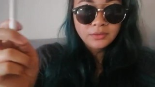 Miss Dee Nicotine Smoking Quickie #5