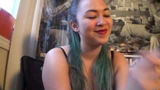 Miss Dee Nicotine Fetish Smoking Slave Girl!