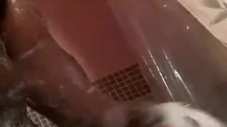 Wet soapy shower
