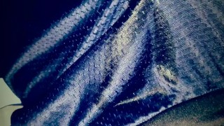 Freeballing, cumming through shorts, prostate orgasm