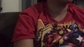 Smoking with RED LIPS ( yes I argued with my ex)