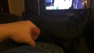 I just had to stroke my cock!