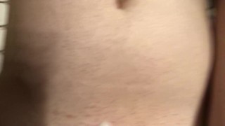 Tail end of a morning jerk and finishing on myself.