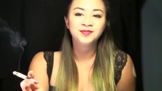Smoking Fetish with Miss Dee Nicotine, Multiples, Nicotine Patch and More!