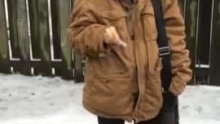 Miss Dee Nicotine Smoking in the Rain