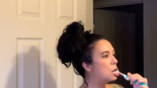 catches Milf listening to music, showering and changing