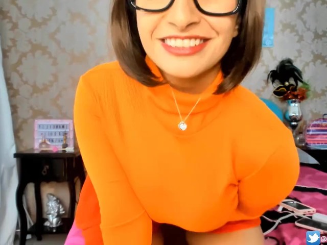 Cosplay Babe Velma Scooby Doo Joi, Jerk Off Instruction Punheta Guiada Bbc 