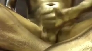 Gold Oscar Cumshot
