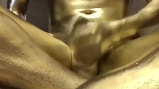 Gold Oscar Cumshot