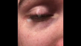 Couple Times that My Cum got Stuck on My Eyelashes :p