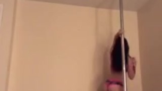 Babe showing off some moves