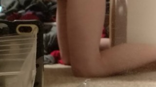 Trying out my new dildo!