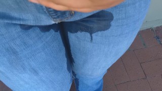 Pissing my Pants - Right outside my Front door