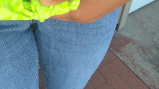 Pissing my Pants - Right outside my Front door