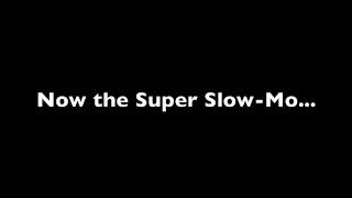 Fan Requested: Inflatable Dildo Close up, Slowmo & backwards!