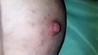 Playing with my cute little nipple