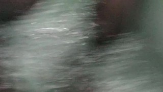 Young black Twink jerk off in Bath