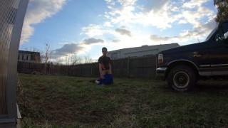 Morning Cum Outside (Onlyfans.com/Flint-Wolf)