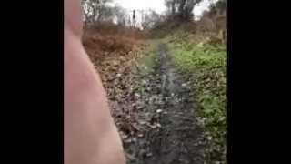Long naked walk down country lane