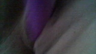 Fucking Myself With Purple Vibrator