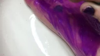 I painted my foot