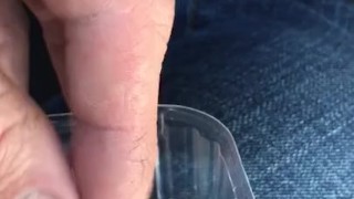 Cum fetish in a peeps container. 3rd cum in 2 hours.