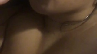Trying out her new vibrator
