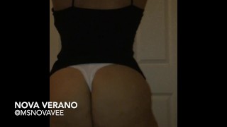 BBW latina slow motion ass clapping