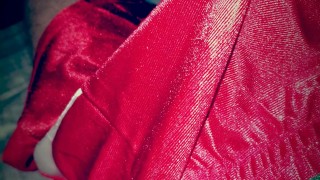 Cumming through basket ball shorts, freeballing, gay sound, prostate orgasm