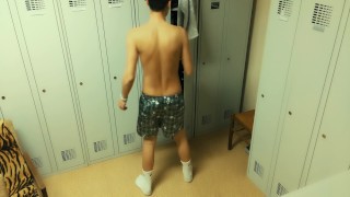 My way to the bathroom at work BIG DICK and smooth ass