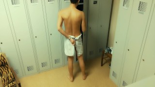 My way to the bathroom at work BIG DICK and smooth ass