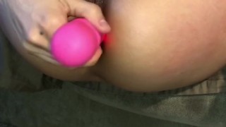 Hot Latina solo ass play