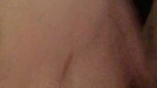Fucking my pierced pussy in crotchless panties with vibrator to loud orgasm