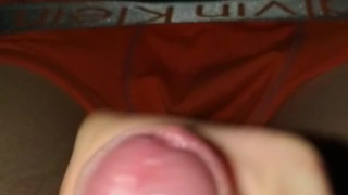 Teen jerks off on cam